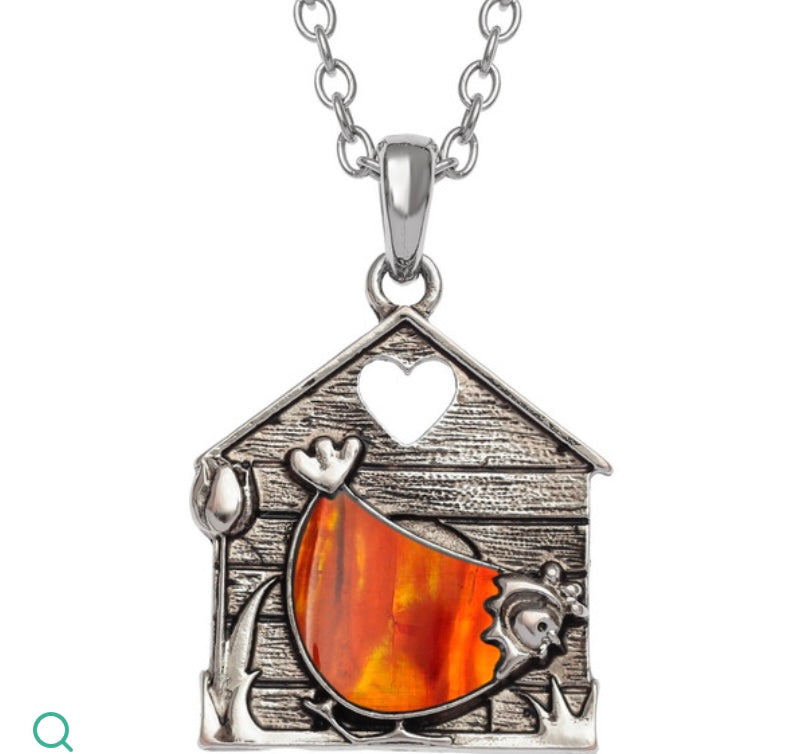TJ985 Little hen necklace
