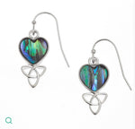 TJ507 Celtic heart earrings