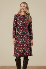 Winter Garden Narita Dress - Deepest Teal