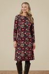 Winter Garden Narita Dress - Deepest Teal