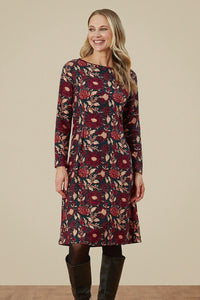 Winter Garden Narita Dress - Deepest Teal