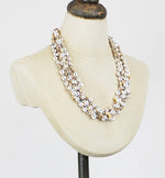 DC1304 WOODEN BEAD & SEQUIN NECKLACE