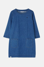Anna Dress - Washed Denim