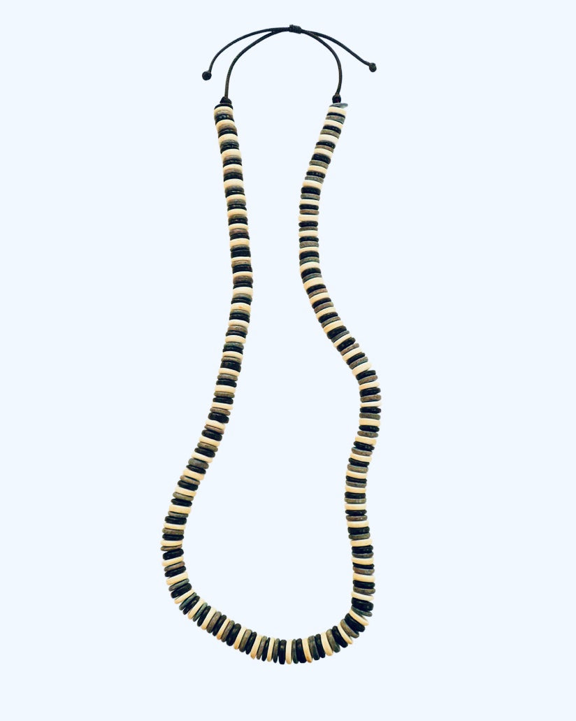 H2120c Adjustable Coco Disc Necklace