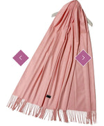 3555 Super Soft Plain Pashmina Tassel Scarf