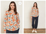 TB4073 TREBAH COTTON FLORAL SHIRT