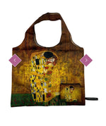 8072 Klimt The Kiss Foldable 2-in-1 Shopper Bag & Purse