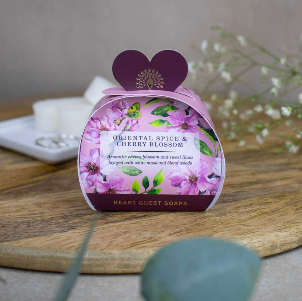 Oriental Spice and Cherry Blossom Guest Soaps