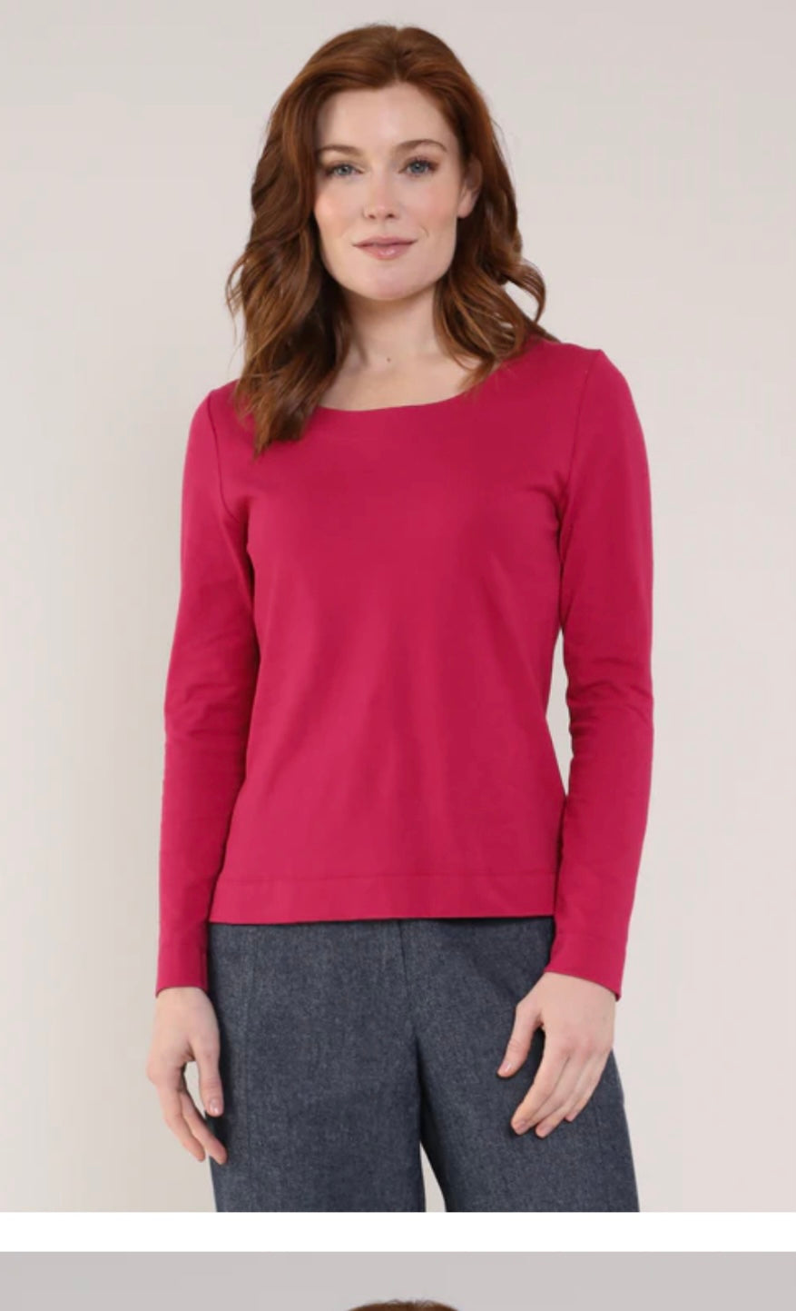 PC4185 ORGANIC COTTON LONG SLEEVE TOP