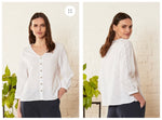 PC4173 Lace Trim Shirt