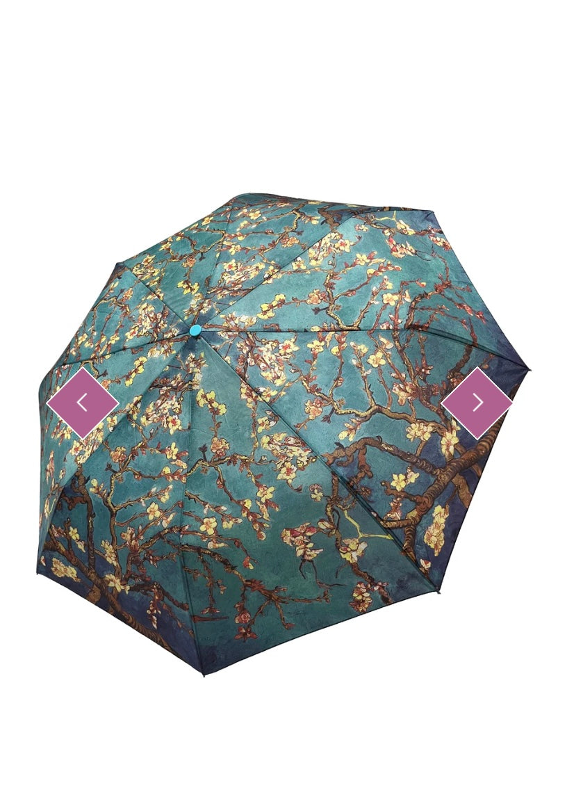 7453 Van Gogh Almond Blossom Print Umbrella (Short)