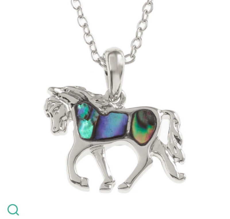 Tj126 Horse necklace