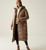 RWN382 Women's Eloria Quilted Coat | mocha