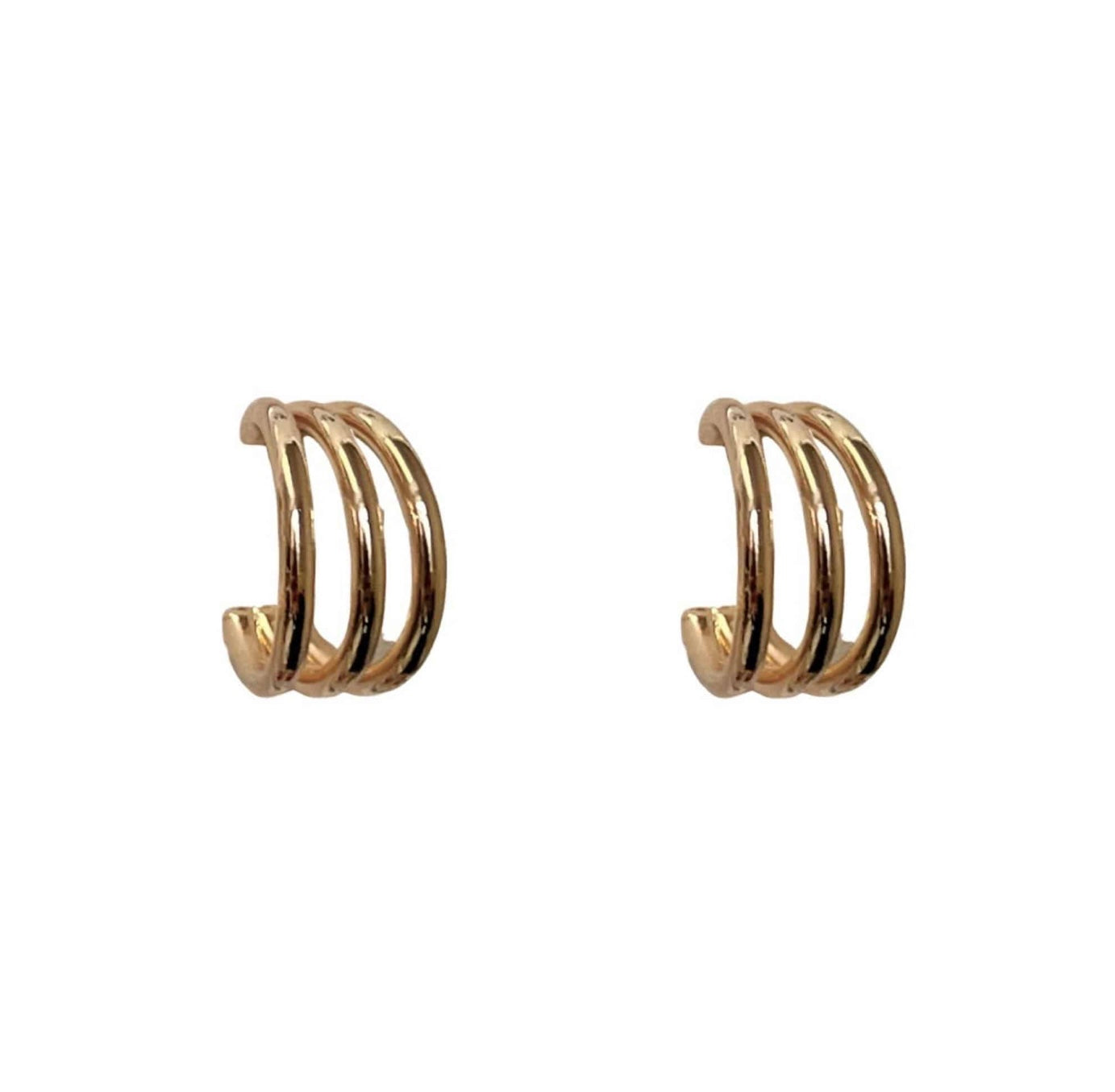 205788 Elegant Simplicity Hoop-Style Earrings – Gold-tone