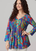 Firework Floral Alina Tunic - Multi