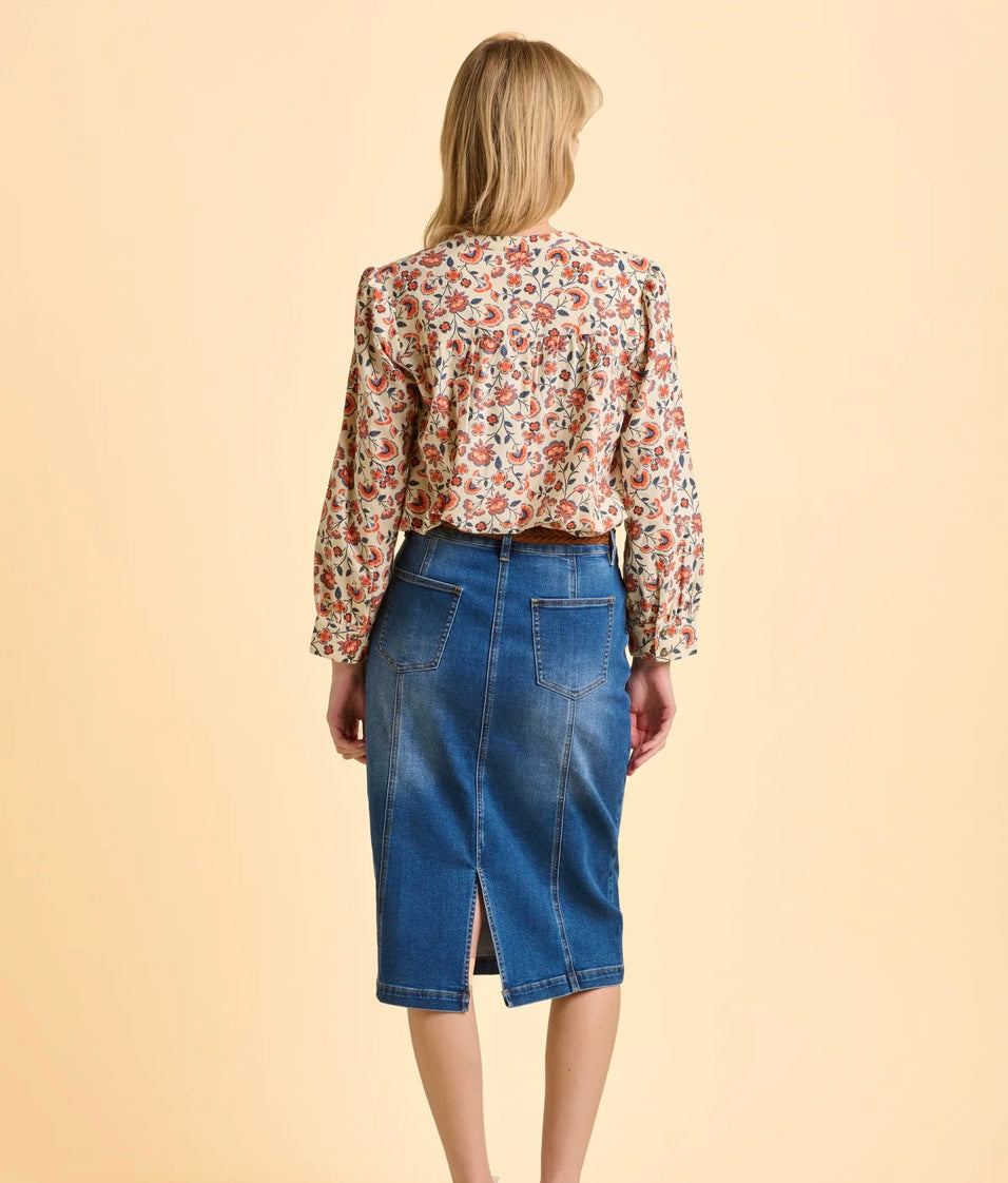 Lindsay Cream Blouse