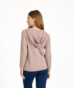 653 Zip front Knitwear with Hood