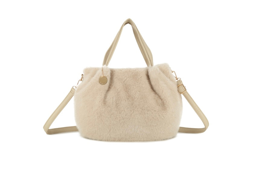 J69070 Fluffy Hand/Shoulder Bag