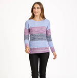 655 OTTOMAN MARL COLOUR BLOCK JUMPER