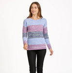 655 OTTOMAN MARL COLOUR BLOCK JUMPER