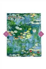 8125 Manet 'Jeanne Demarsy'/Monet 'Water Lily' Reversible Silk Scarf