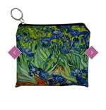 8074 Van Gogh Irises Foldable 2-in-1 Shopper Bag & Purse