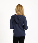 653 Zip front Knitwear with Hood