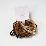 HE1032 Flower Elastic Hair Ties Pack Of 10