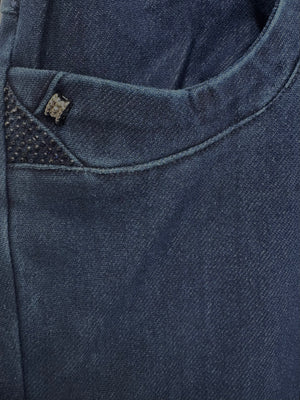 13031 Smart Denim Pull up Trouser
