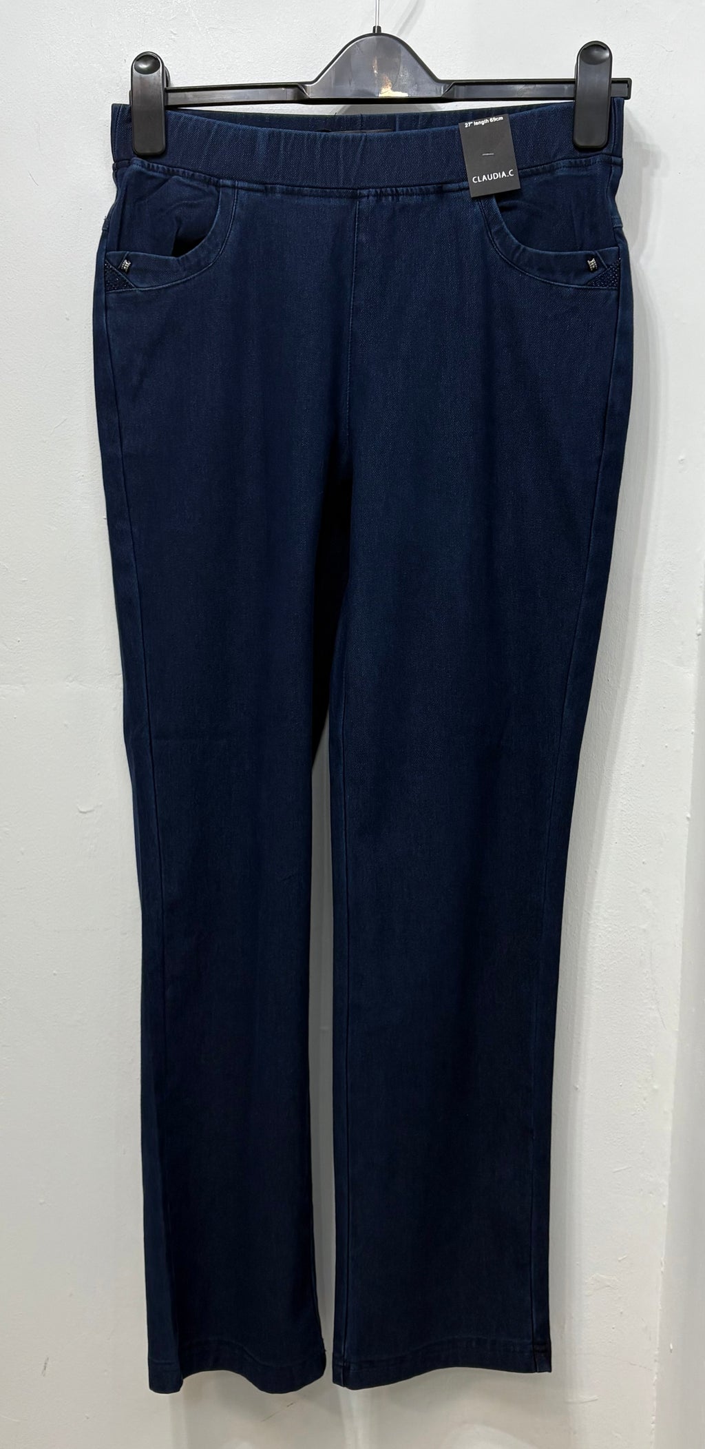 13031 Smart Denim Pull up Trouser