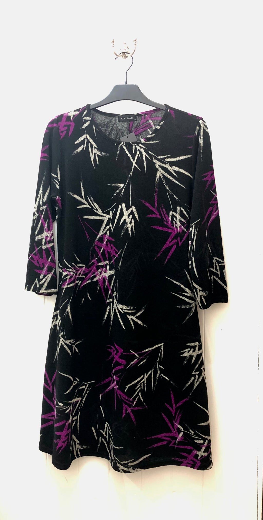 12093 Black / Purple Dress