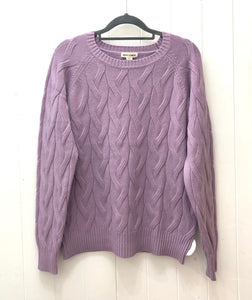 902 Raglan Cable Jumper