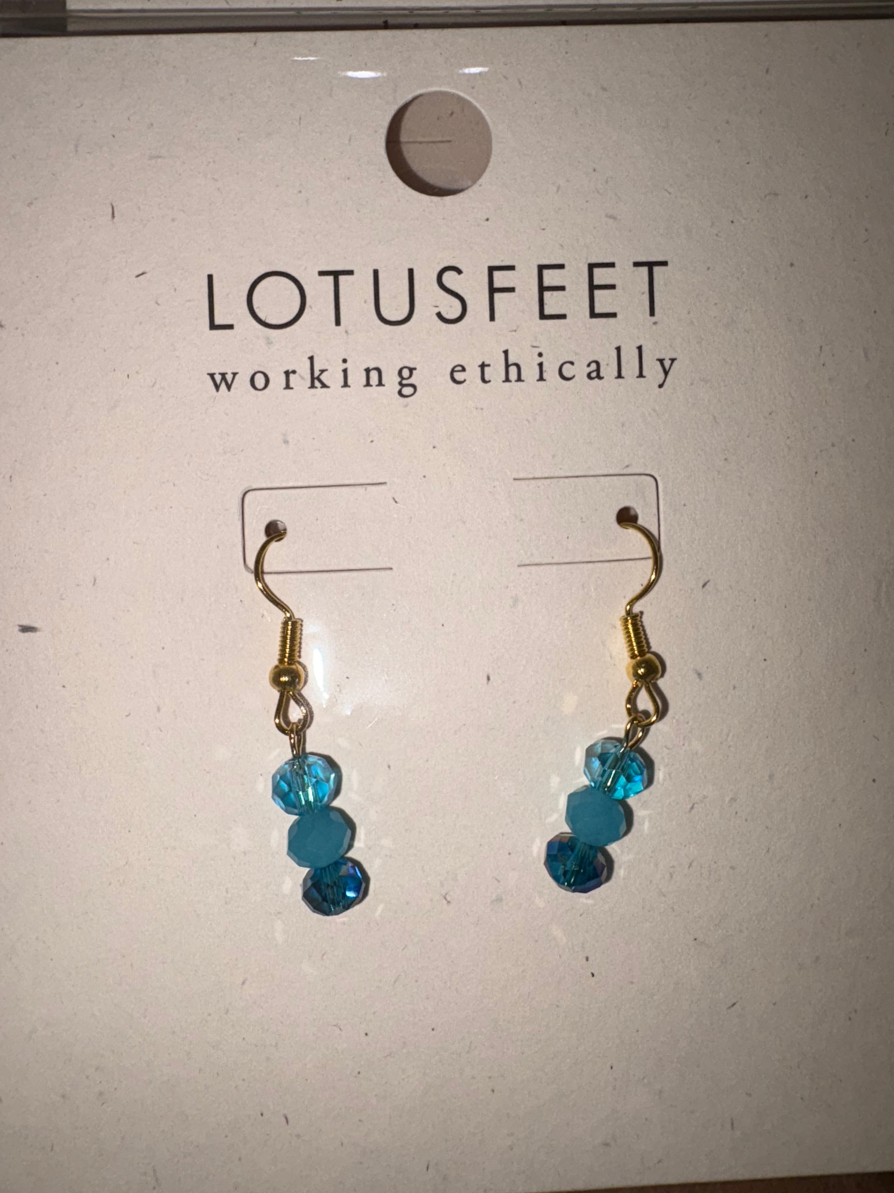 Mixed crystal earrings