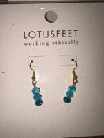 Mixed crystal earrings