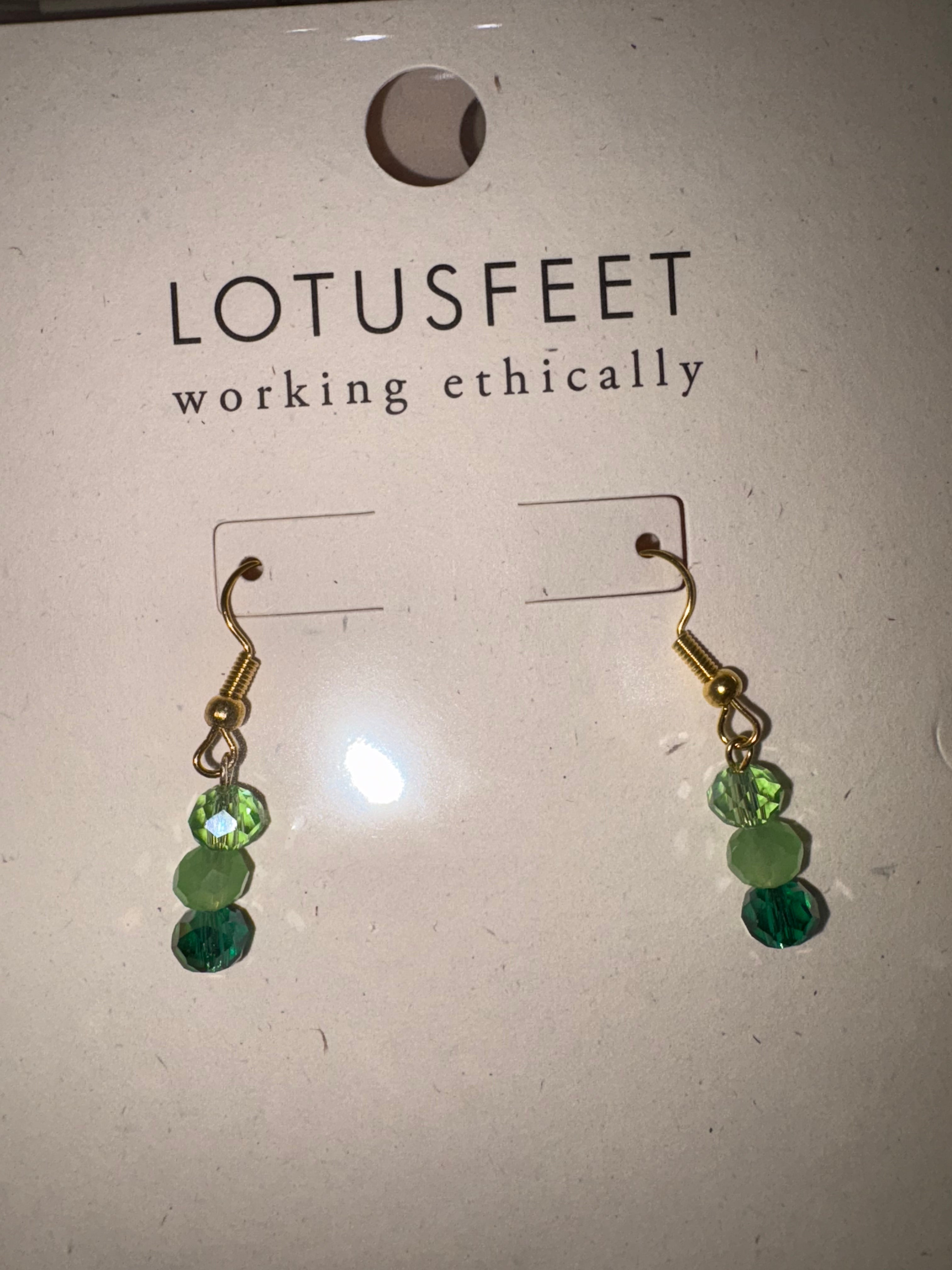 Mixed crystal earrings