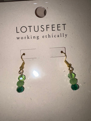 Mixed crystal earrings