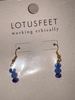 Mixed crystal earrings