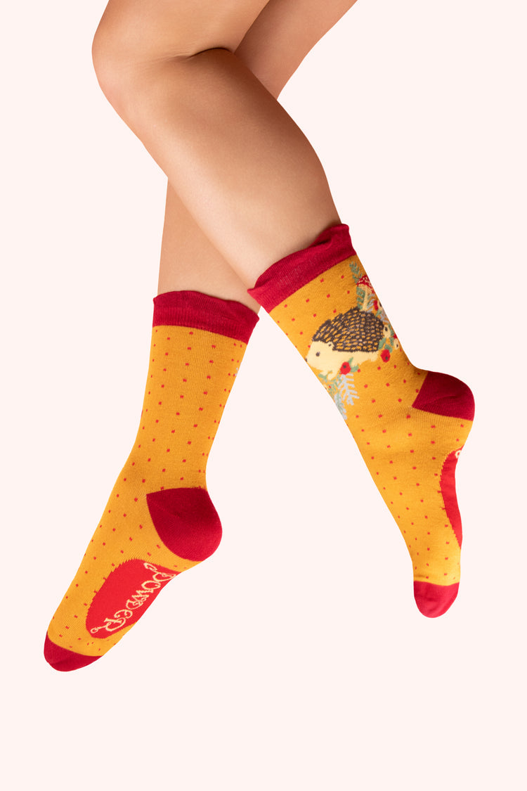 ANKLE SOCKS - NESTING HEDGEHOG SOC764