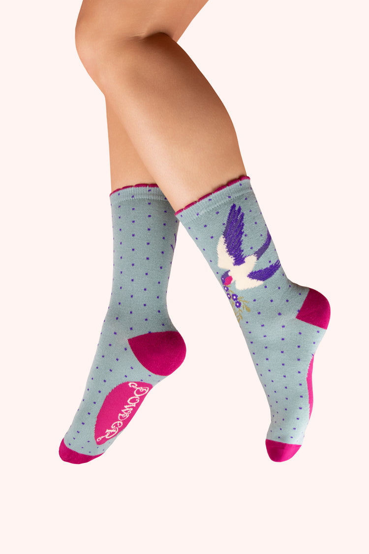 ANKLE SOCKS - SWOOPING SWALLOW SOC757