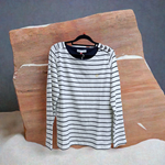 Stripe Bella Crew Neck Sweatshirt