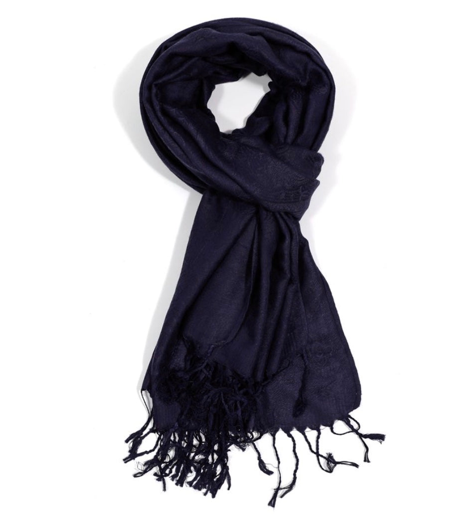 8116 Plain Pashmina Scarf
