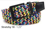 18 Stretchy Belt Multi Coloured