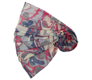 7004 Marbled Pattern Scarf