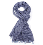 9048 TASSEL WAVES SCARF