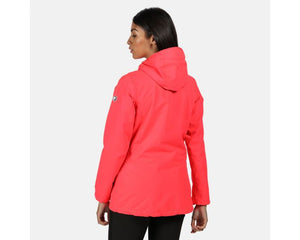 Women's Hamara III Lightweight Waterproof Hooded Walking Jacket Neon Pink