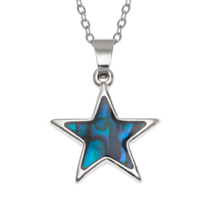 Paua Shell Star Necklace