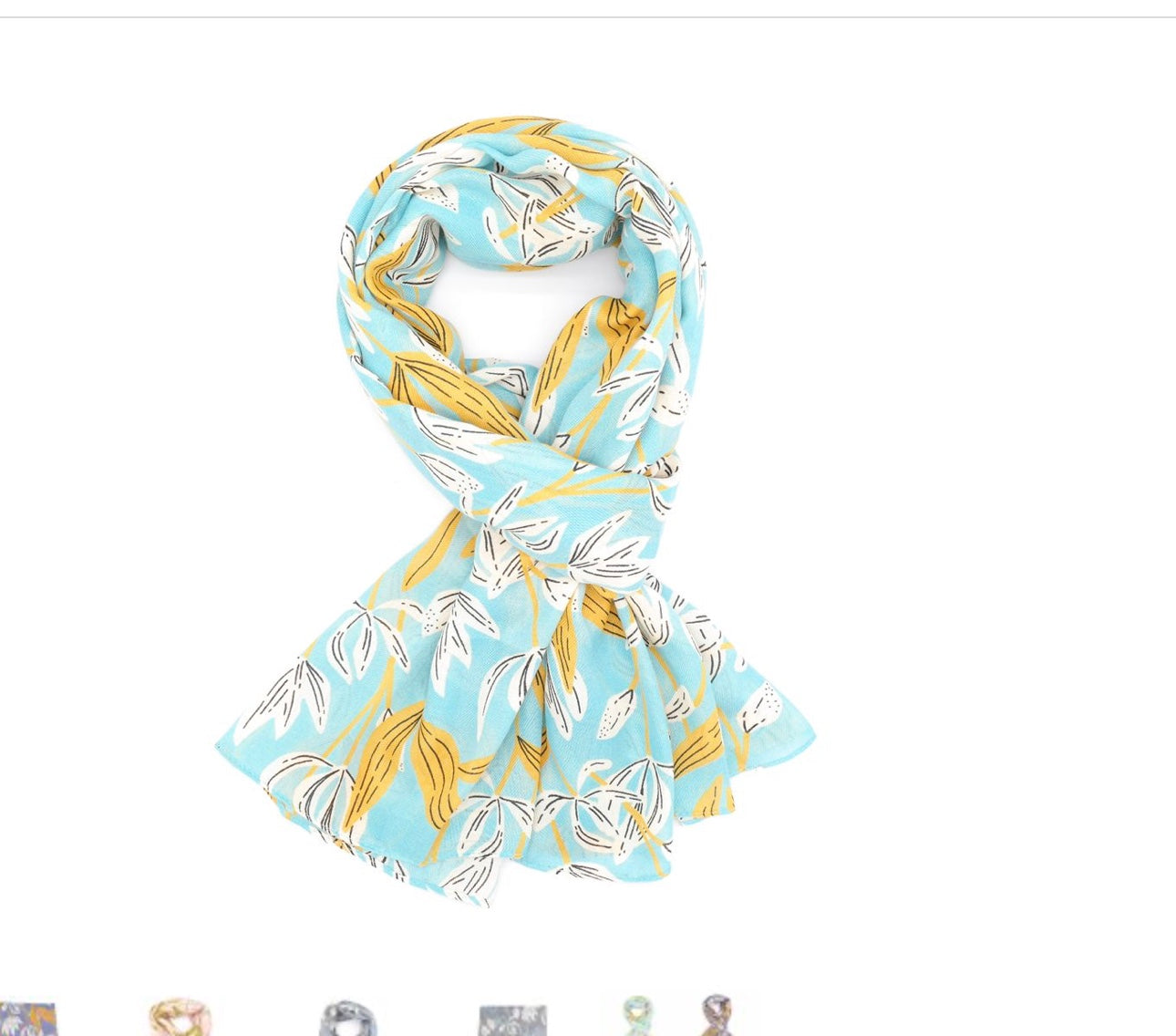 23002 Soft Floral Scarf