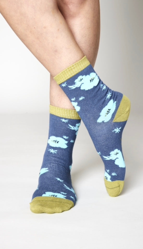 Organic cotton Hibiscus Socks