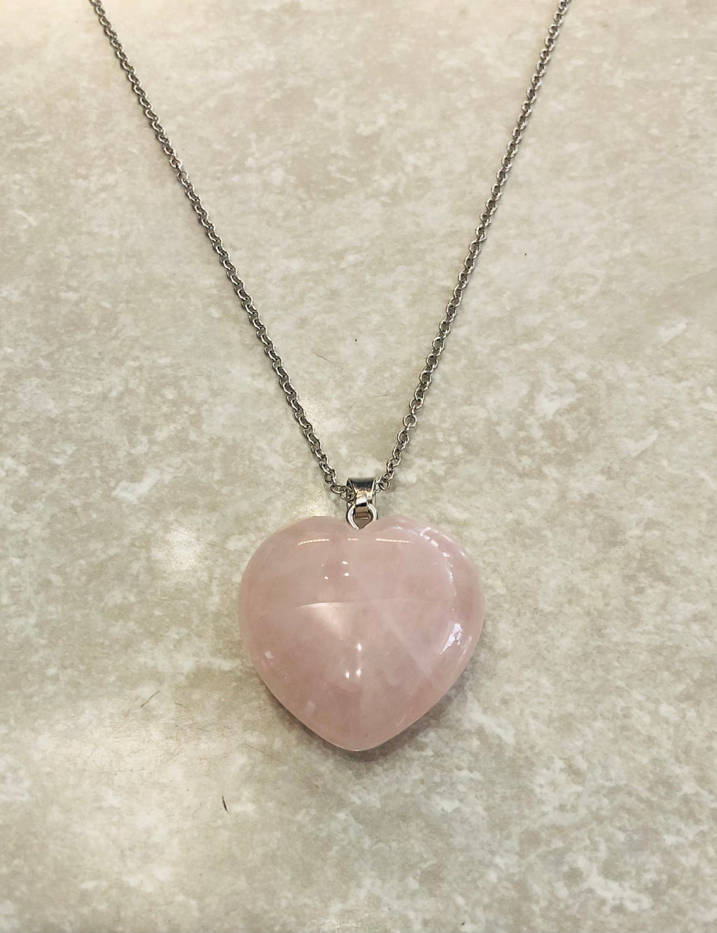 Pink Heart Necklace