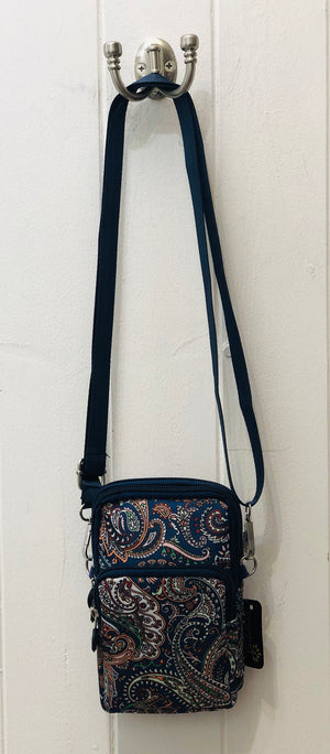 Mobile Phone Bag Paisley Print